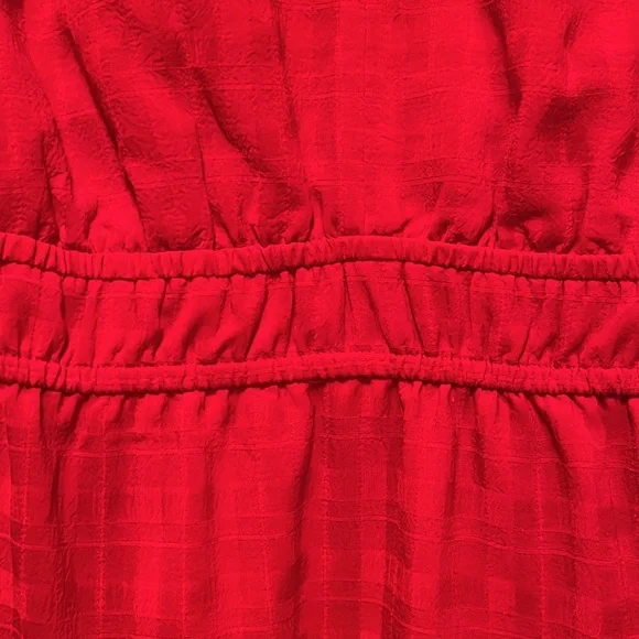 NWT Ann Taylor Red tiered dress Size 6 Petite #10193 - Picture 4 of 8